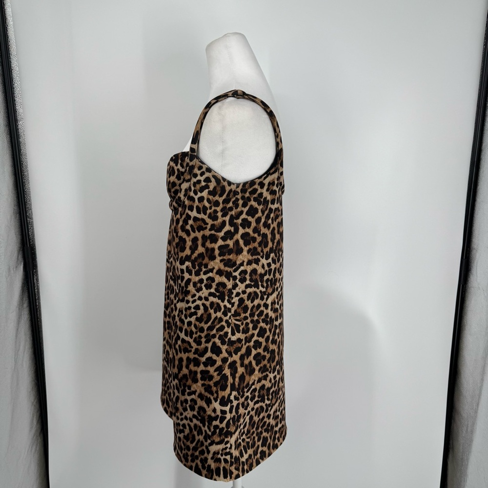 NWT Anthropologie Dhruv Kapoor Leopard Mini Dress - Picture 8 of 12